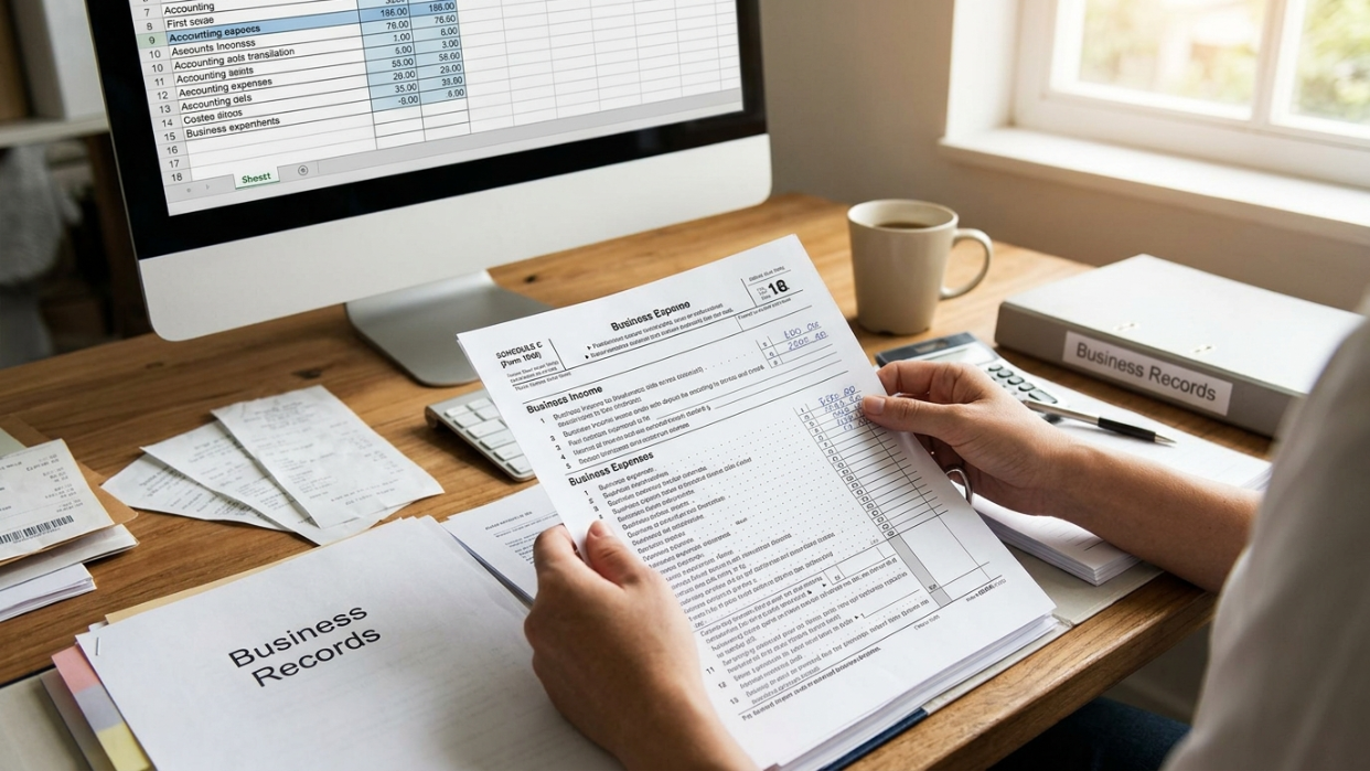 Schedule C Essentials: Declarando Receitas e Despesas Empresariais